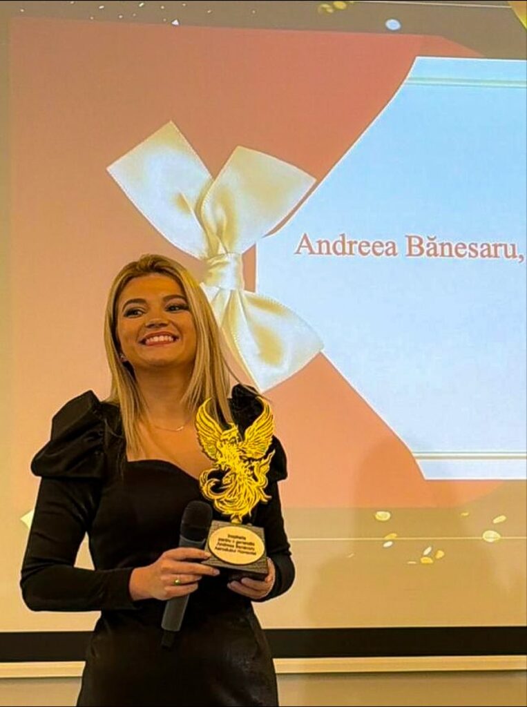 Andreea Băneșaru, pilotul care câștigă trofeul Inspirație pentru o Generație