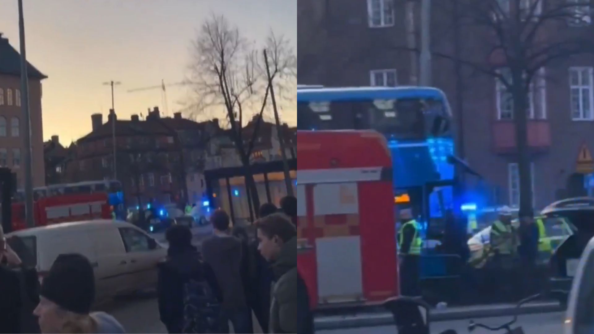 Accident grav cu autobuz în Stockholm