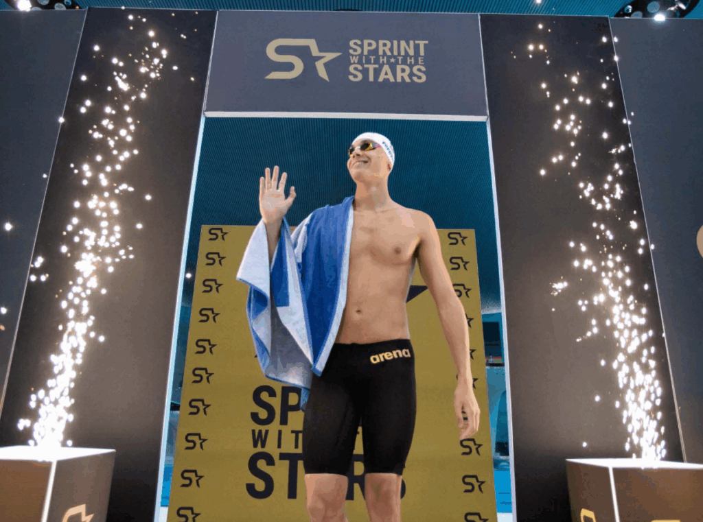 David Popovici va găzdui prima ediție internațională a evenimentului demonstrativ de înot „Sprint With The Stars”