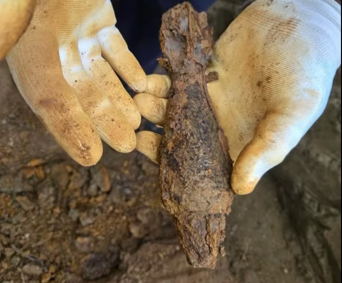 Depozit cu 600 de bombe, 70 de cartușe și 3 proiectile, descoperit in Argeș cu ajutorul detectorului de metale