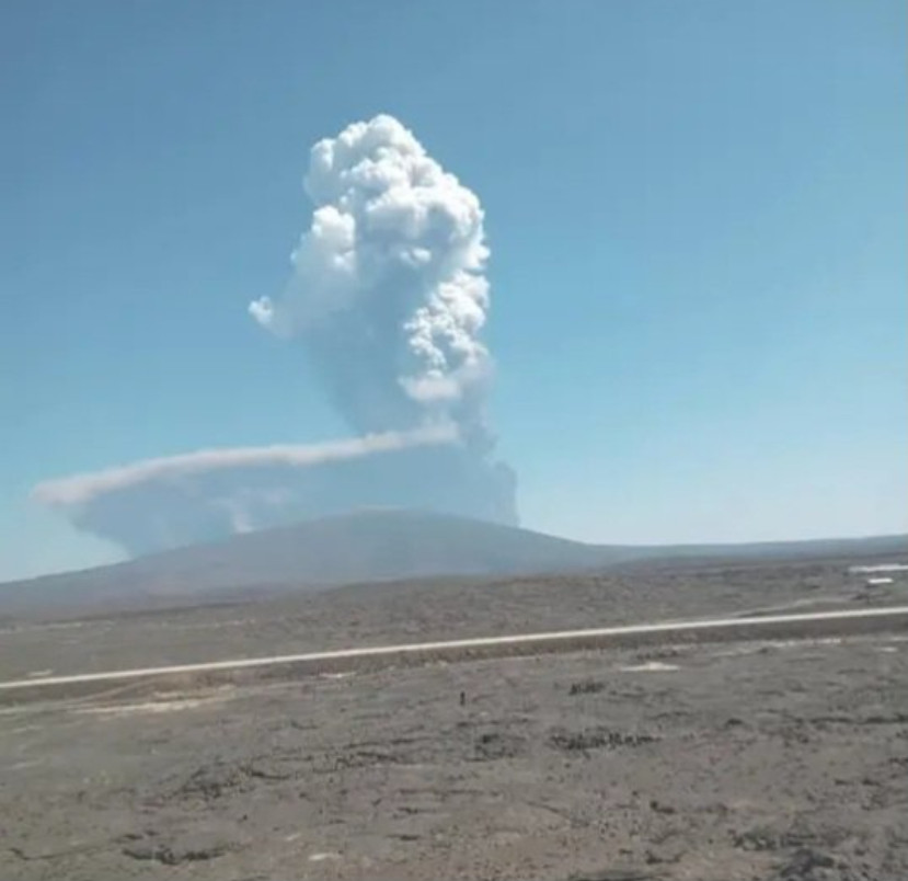 Un vulcan din Etiopia erupe pentru prima dată în 12.000 de ani. VIDEO