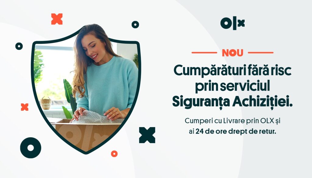 OLX lansează „Siguranța Achiziției”: o nouă funcționalitate care protejează cumpărătorii timp de 24 de ore după primirea comenzii