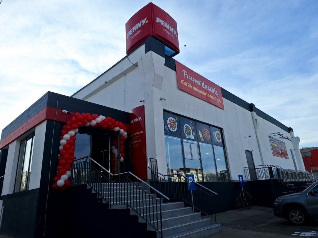 PENNY inaugurează patru noi magazine în Bacău, Reșița, Odoreu și Topraisar și ajunge la 441 de unități la nivel național