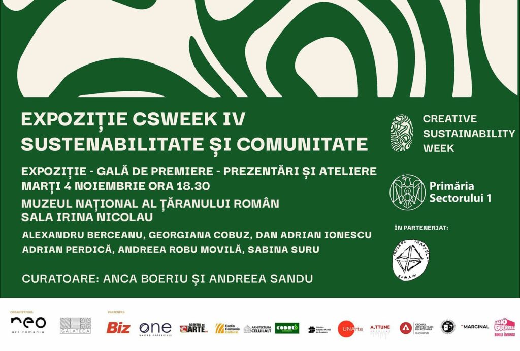 Expoziția „Comunitate și sustenabilitate” – eveniment CSWeek la MȚR