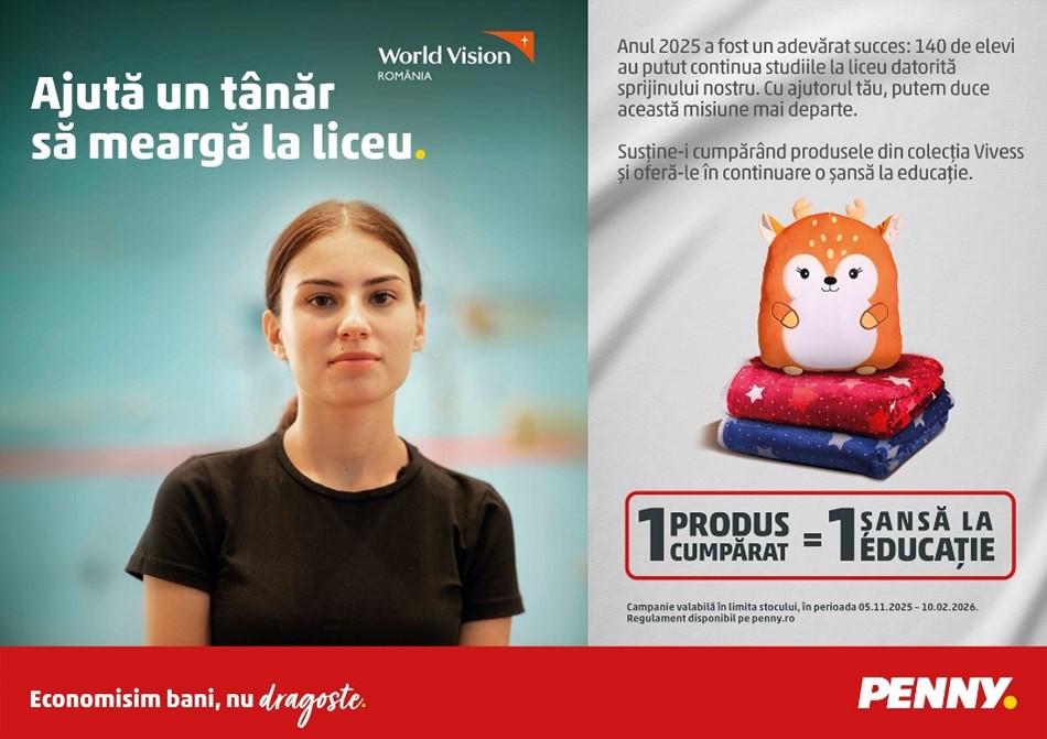 Noua campanie de loializare PENNY – căldura și confortul se regăsesc acasă, cu Vivess