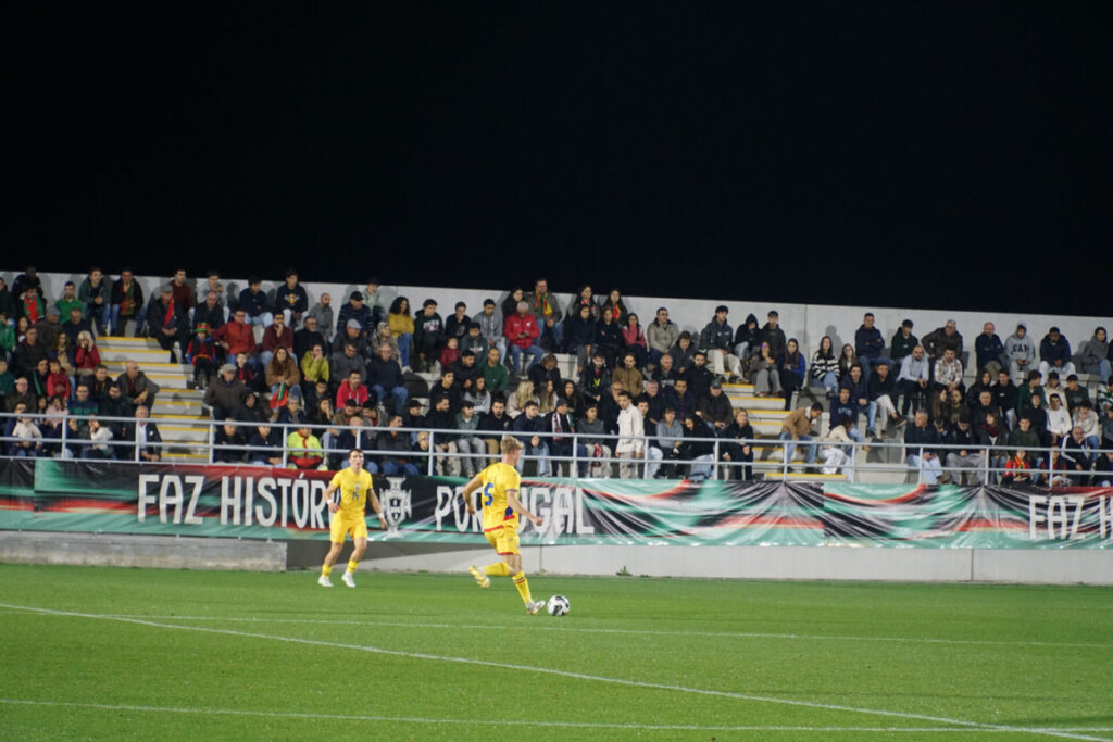 Echipa națională de fotbal U20 a României remizează pe terenul liderului din Elite League, Portugalia