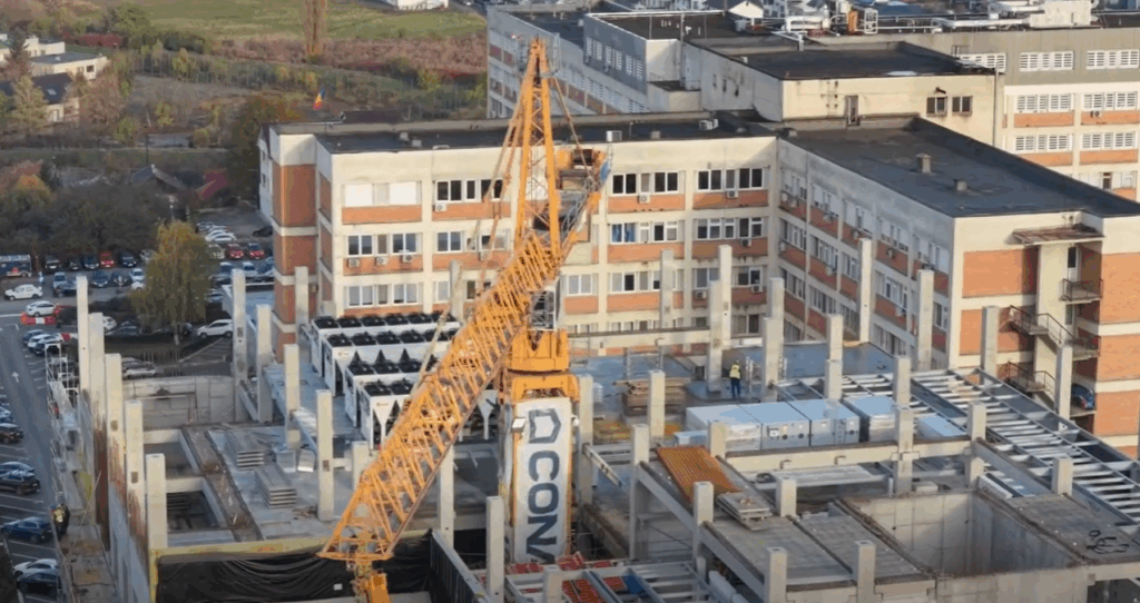 Lucrările la noul Institut al Inimii din Târgu Mureș avansează rapid. Investiție de 105 milioane de euro prin PNRR