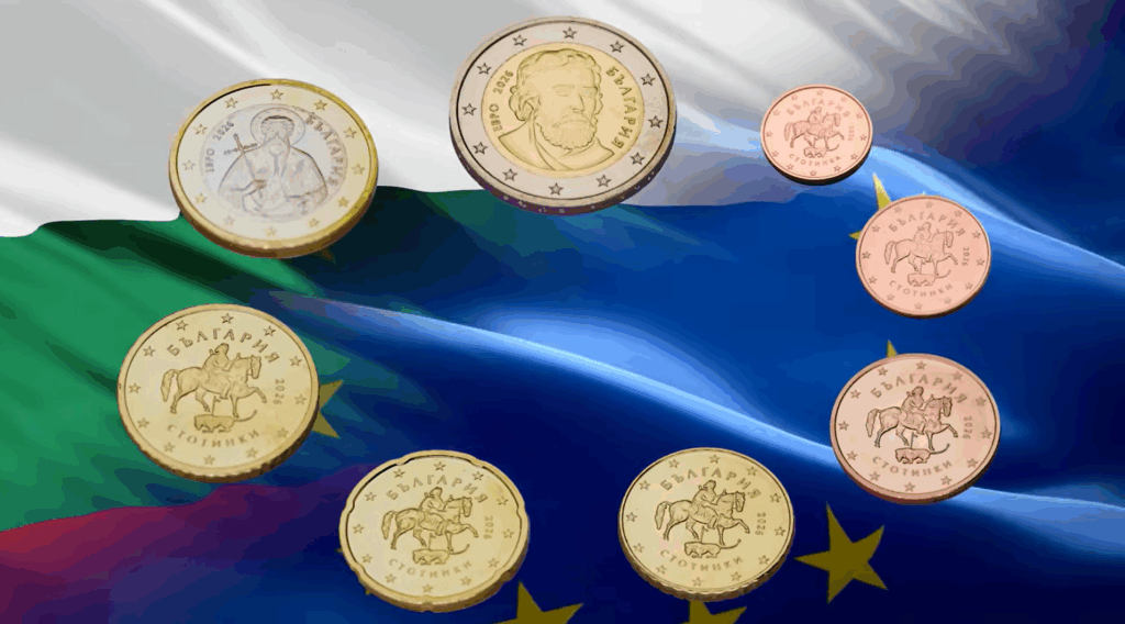 Banca Națională a Bulgariei dezvăluie cum vor arăta monedele euro, care vor intra în circulație în 2026