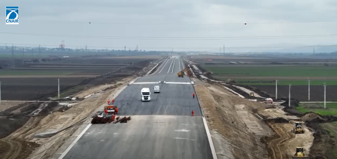 Mobilizare bună pe lotul 2 al A7 Focșani-Bacău