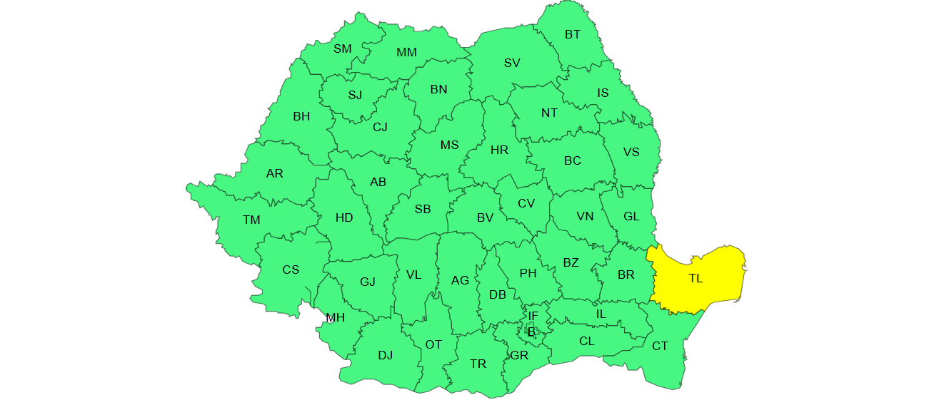 Atenționare meteorologică: urmează ploi, lapoviță și ninsori