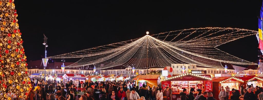 Târgul de Crăciun din Sibiu se deschide vineri. Spectacol de colinde în deschidere