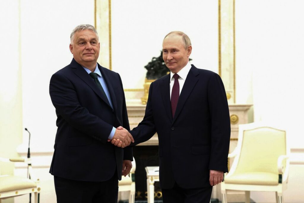 Liderii europeni critică vizita recentă a lui Viktor Orbán și Vladimir Putin la Moscova