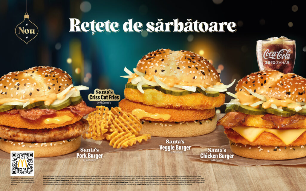 Sărbătorile au gust de împreună: Winter Burgers și Criss Cut Fries aduc bucuria iernii