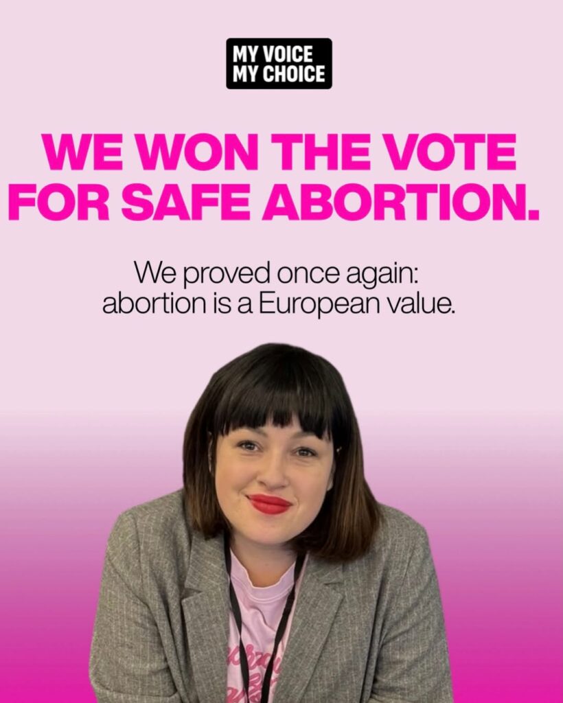 Moment istoric. Europa a votat în favoarea unui program de îmbunătățire a accesului la avorturi