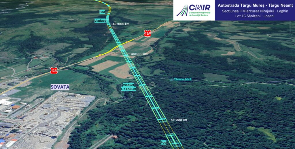 CNIR: Contractul pentru supervizarea lucrărilor pe lotul 1C al Autostrăzii Unirii, câștigat de o asociere româno-turcă