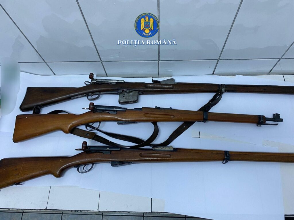 Arme letale, trimise din Elveția în România, la Galați