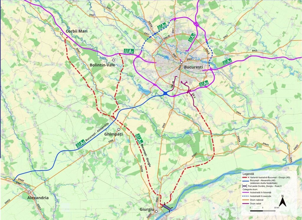 Studiul de fezabilitate pentru primul drum rapid la frontiera cu Bulgaria, în 19 ianuarie