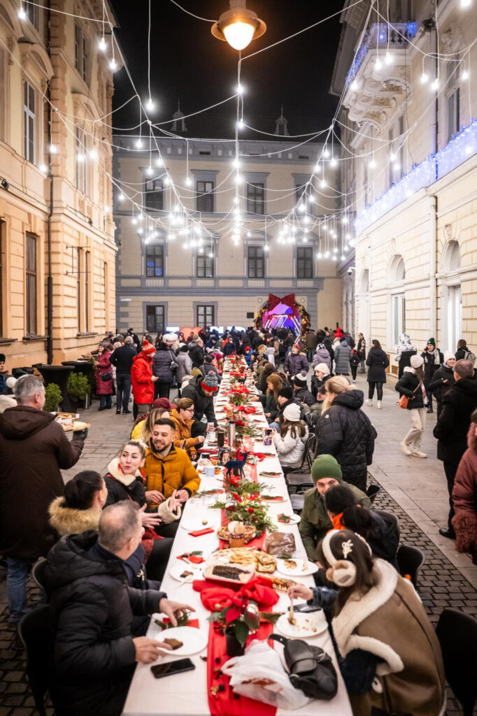 Sibiul se strânge în jurul mesei: comunitatea se adună la „Christmas at the Palace”