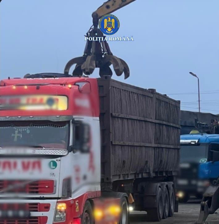 Poluare: Peste 4,5 tone de deșeuri feroase, confiscate în Dâmbovița