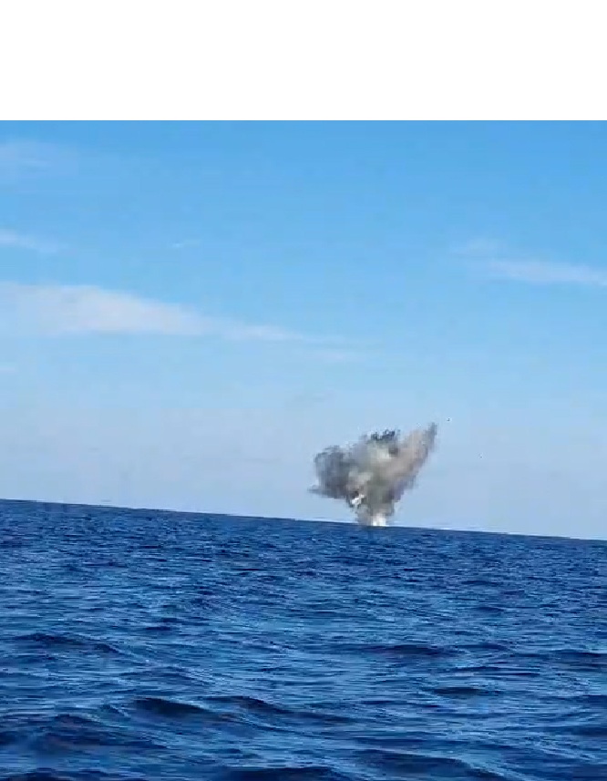 Dronă maritimă, neutralizată de scafandri în Marea Neagră