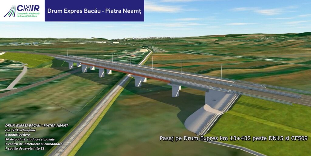 O asociere de firme românești și bulgare va construi drumul de mare viteză Bacău-Piatra Neamț