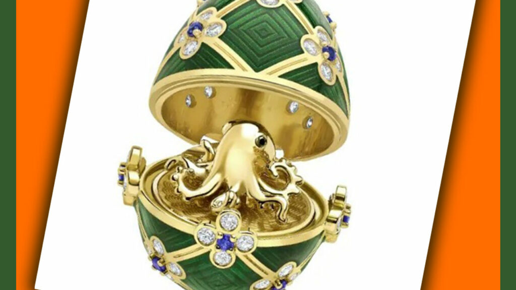 Un pandantiv Fabergé a fost recuperat de poliția din Noua Zeelandă după ce fusese înghițit de un hoț