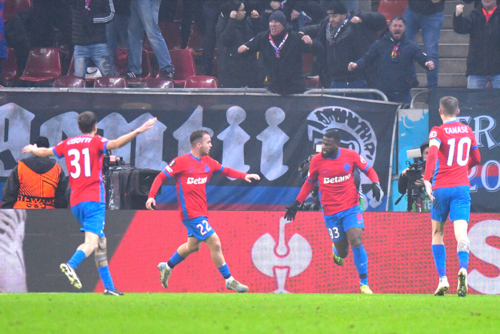 Revenirea FCSB în meciul cu Feyenoord, desemnată de UEFA „Performanța etapei” în Europa League