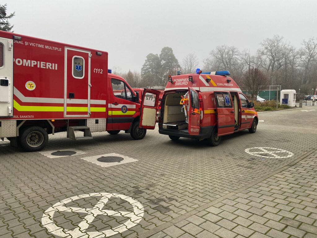 Tavanul piscinei hotelului Hilton din județul Sibiu s-a prăbușit. Plan roșu de intervenție