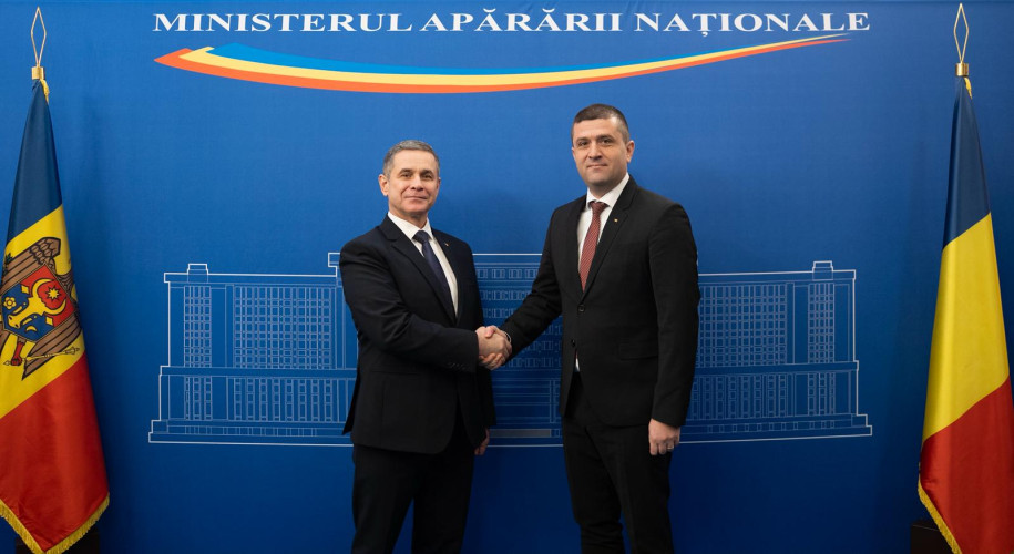 Întrevedere a miniștrilor Apărării din România și Republica Moldova
