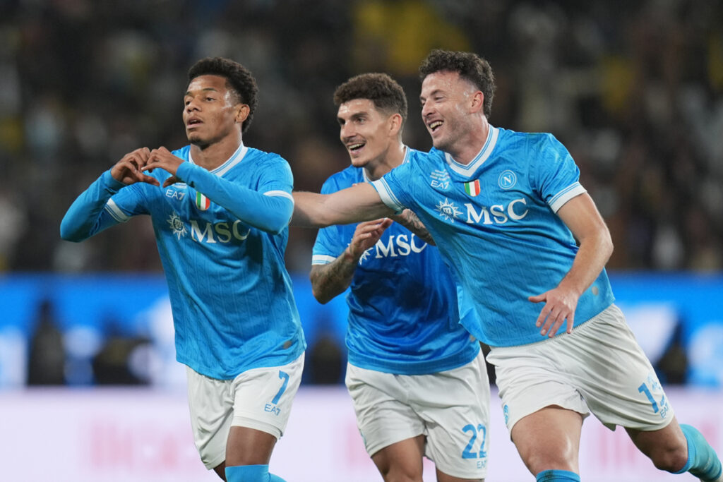 Napoli cucerește pentru a treia oară Supercupa Italiei. David Neres, decisiv în finala de la Riad