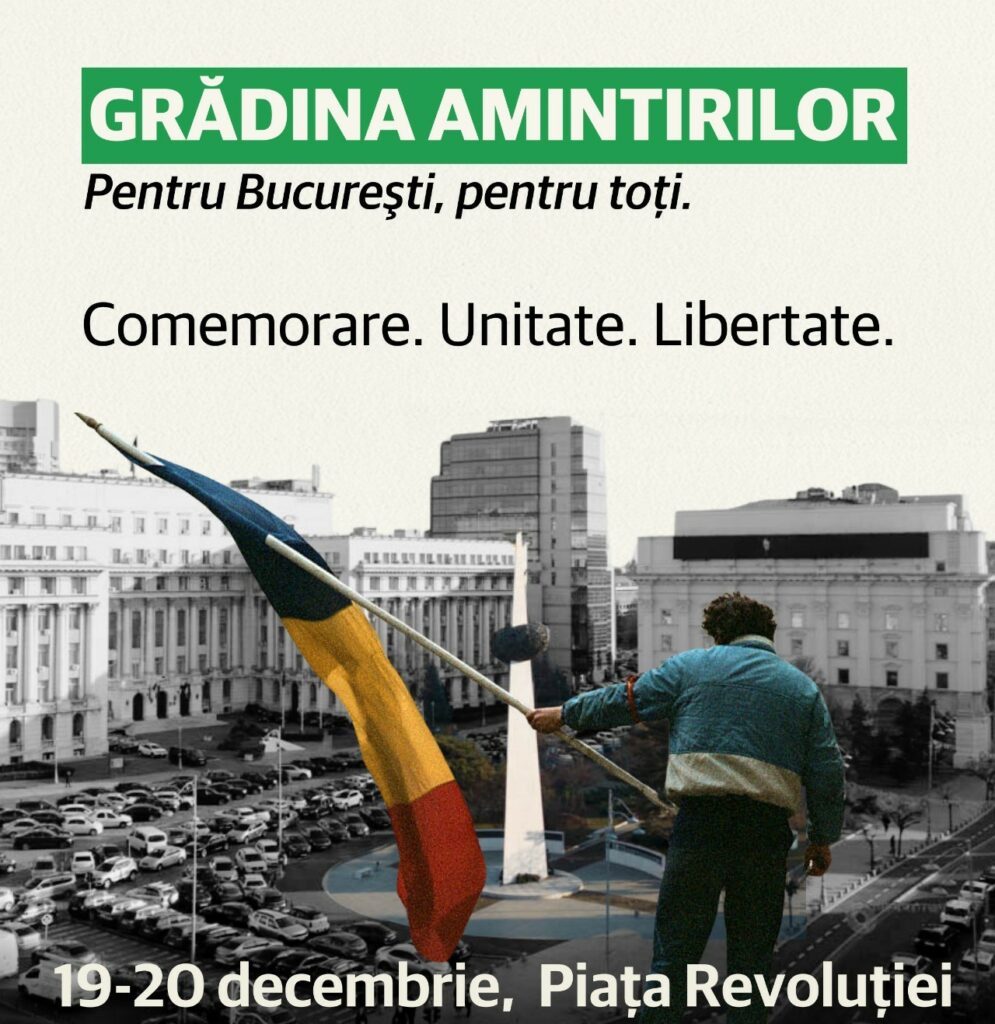 Piața Revoluției din Capitală devine loc de reculegere: Înregistrări audio și fotografii de la Revoluție