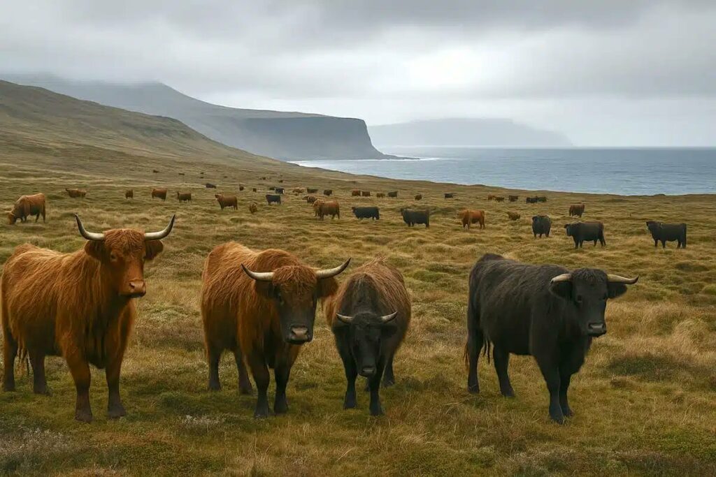 Misterul bovinelor uitate pe o insulă izolată: cum au supraviețuit mai mult de un secol fără oameni