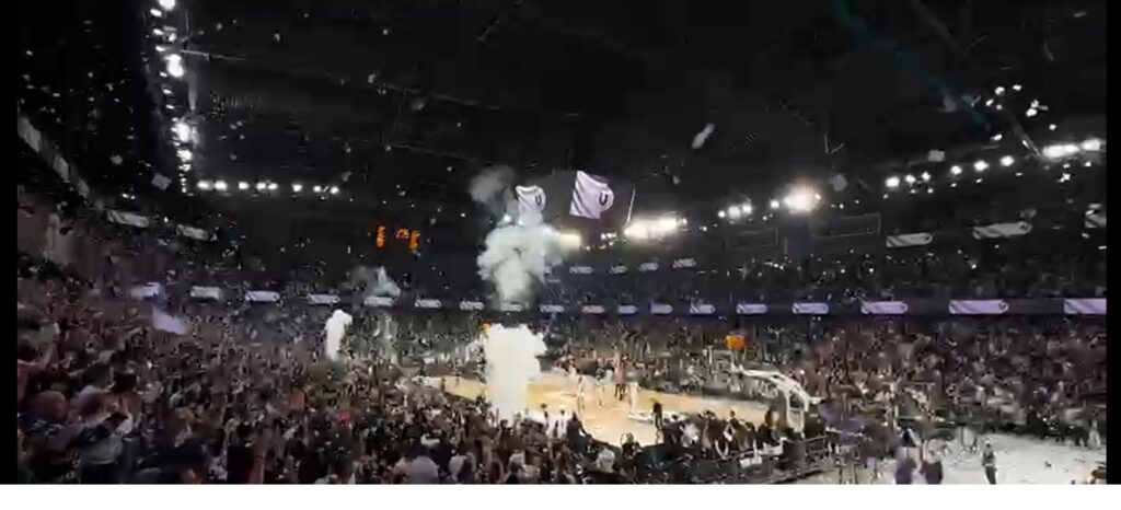 Atmosferă incendiară la meciul U-BT Cluj-Napoca-Partizan Belgrad