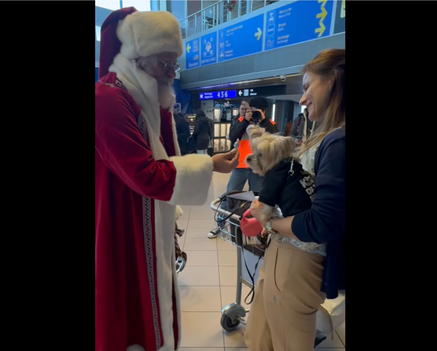 Moș Crăciun a aterizat pe Aeroportul Arad