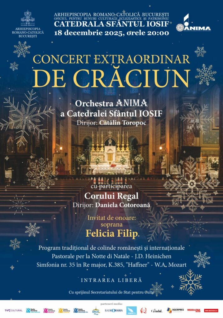 „Jesus Christus, Dominus Noster” – Concertul Extraordinar de Crăciun al Catedralei „Sfântul Iosif”