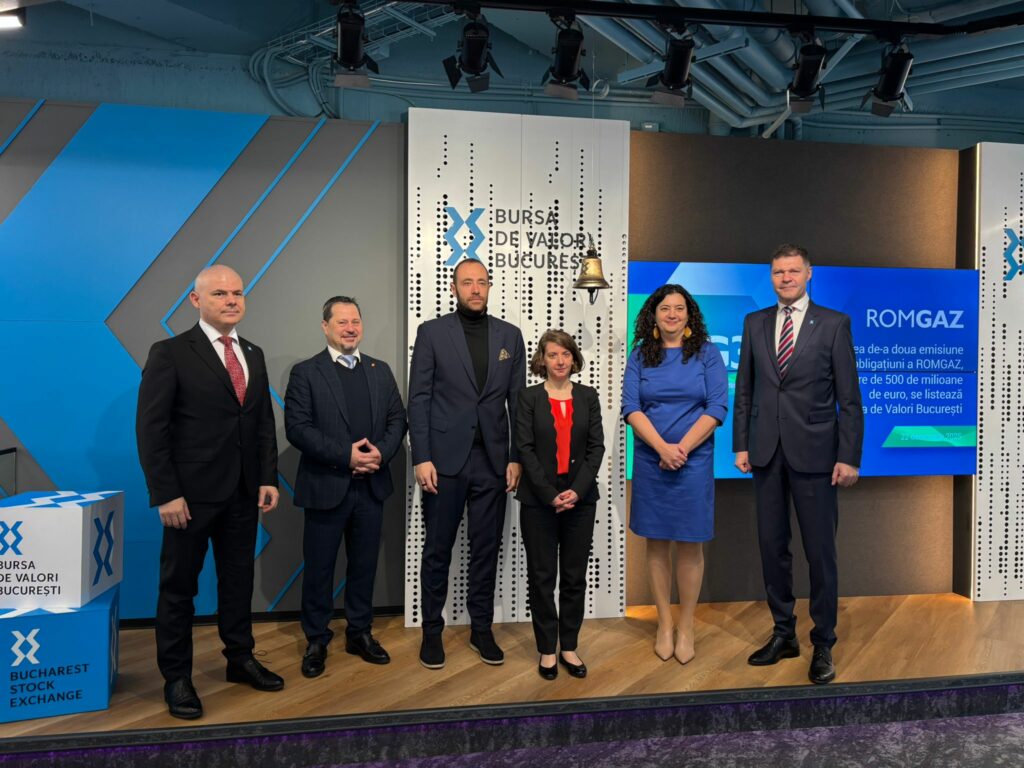 ROMGAZ a listat cea de-a doua emisiune de obligațiuni la Bursa de Valori București. Care este dobânda și maturitatea obligațiunilor