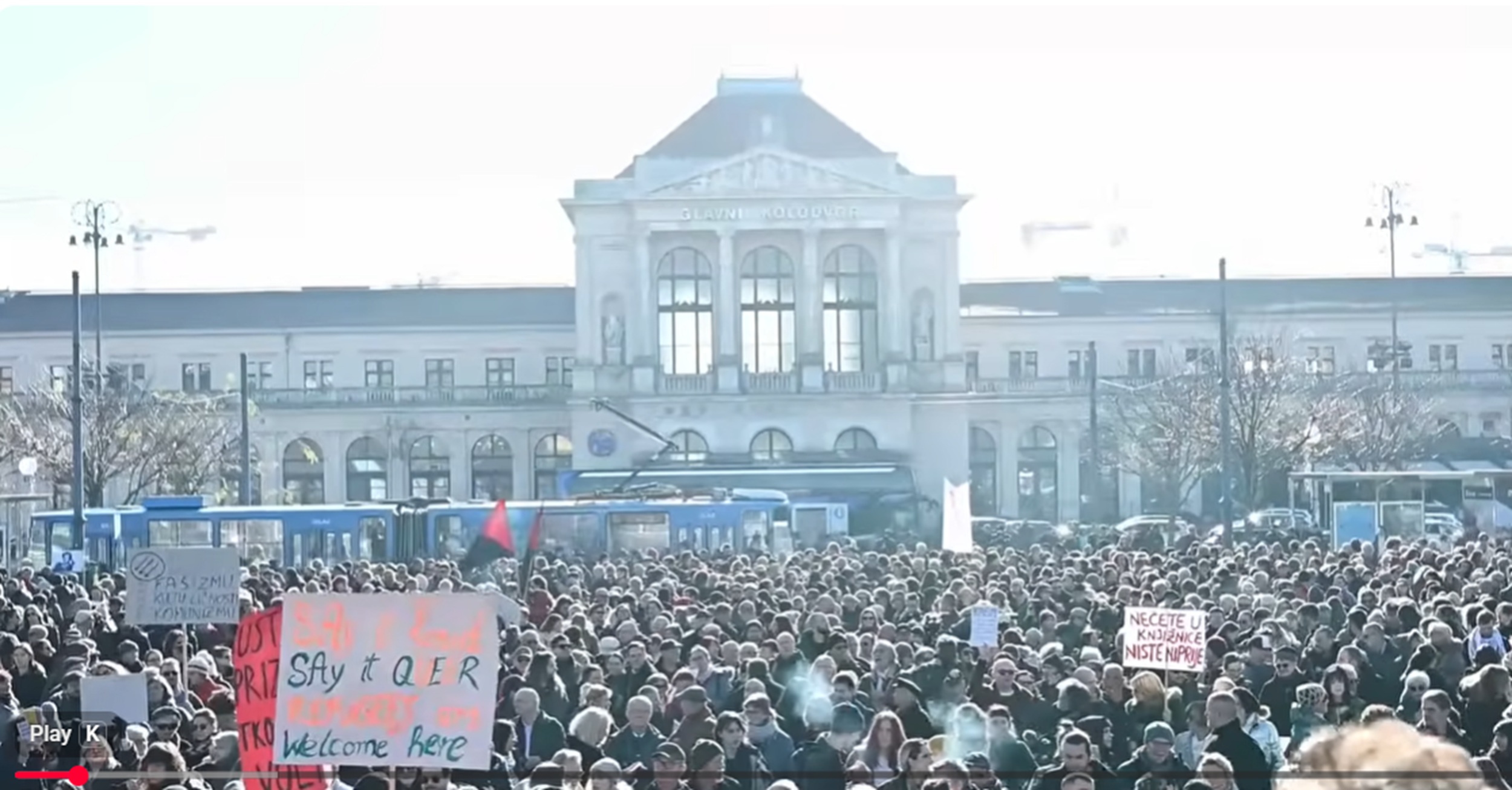 Proteste în Croația împotriva extremei drepte
