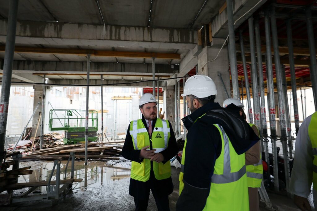 Lucrările la Centrul de Mari Arși Copii din Capitală, progres în procent de 40%