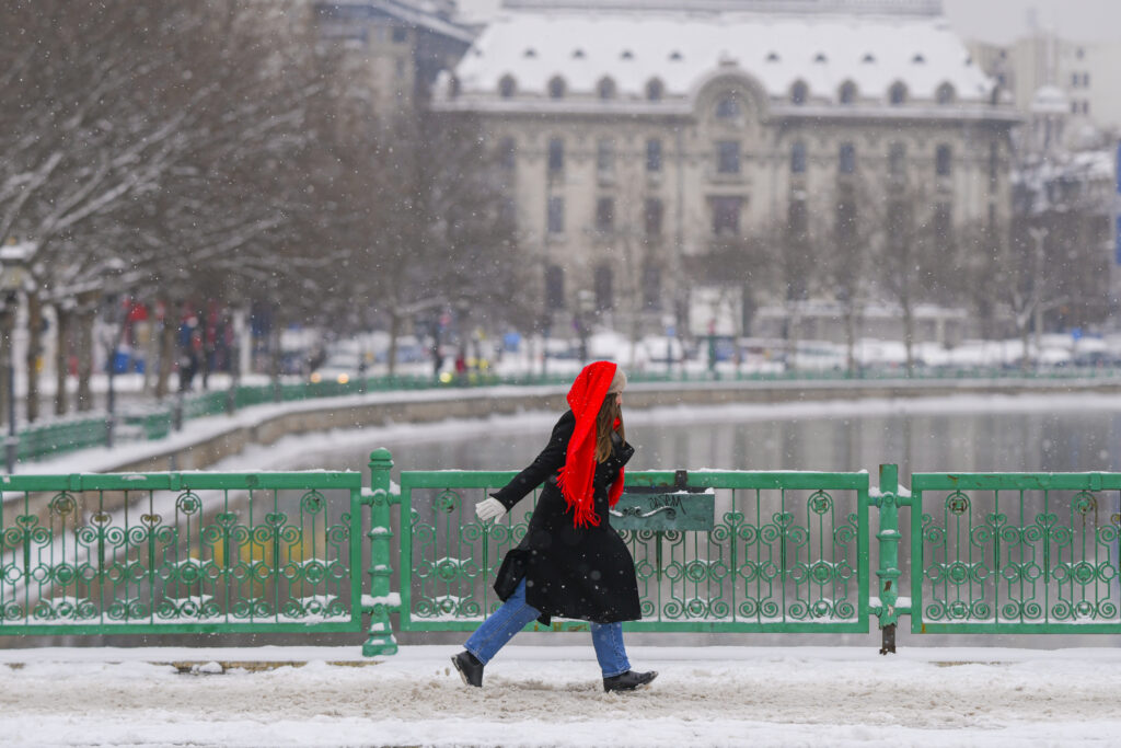 Vremea în București: Cod galben de ger și temperaturi de până la -13 grade
