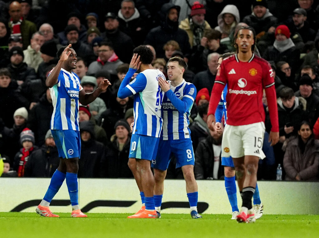 Manchester United, învinsă de Brighton și eliminată din FA Cup