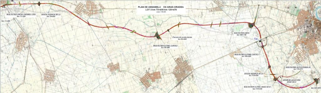 Moment esențial. Toți cei 120 de km ai Drumului Expres Arad – Oradea, acoperiți de contracte