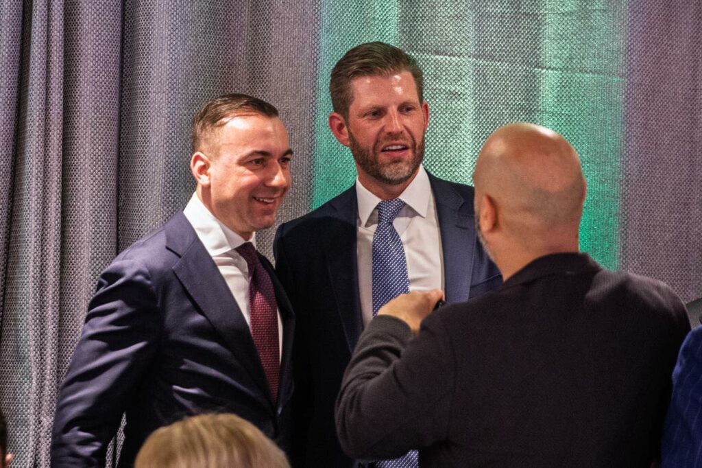 Bogdan Ivan, discuții la Davos cu Eric Trump, președintele Trump Organization