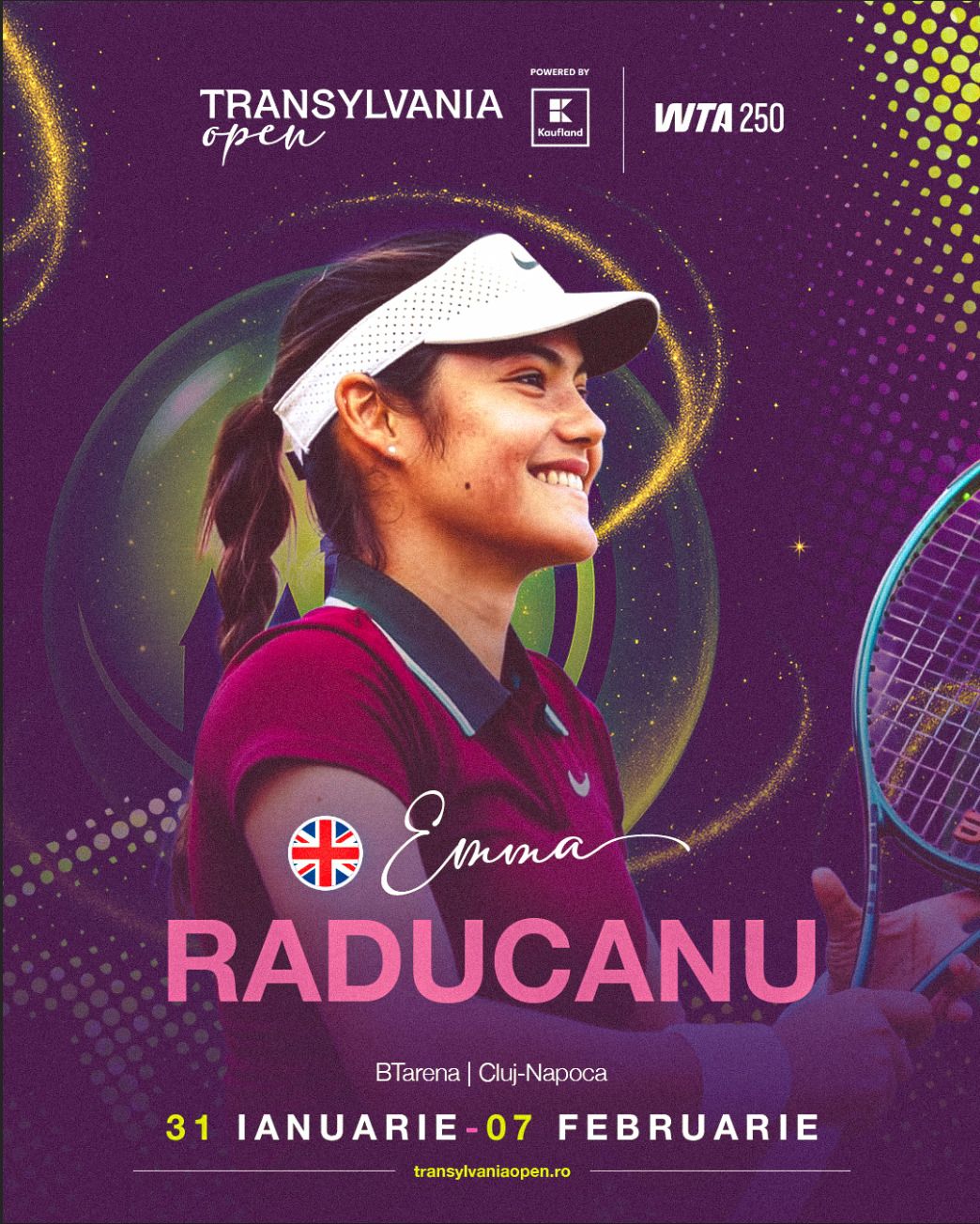 Emma Răducanu revine la Transylvania Open 2026