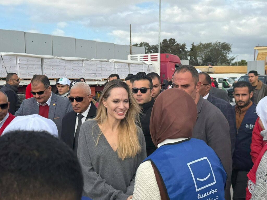 Angelina Jolie, vizită umanitară la Rafah pentru sprijinirea populației din Gaza