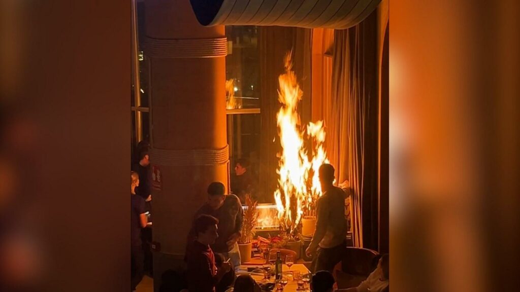 Incendiu într-un restaurant de lux din Madrid. Localul a fost evacuat în toiul nopții