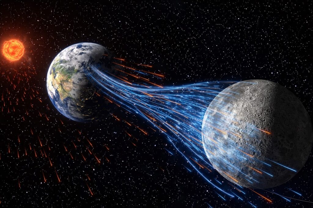 Luna „fură” din atmosfera Pământului, spun astronomii: Cum este afectată relația dintre cele două corpuri cerești