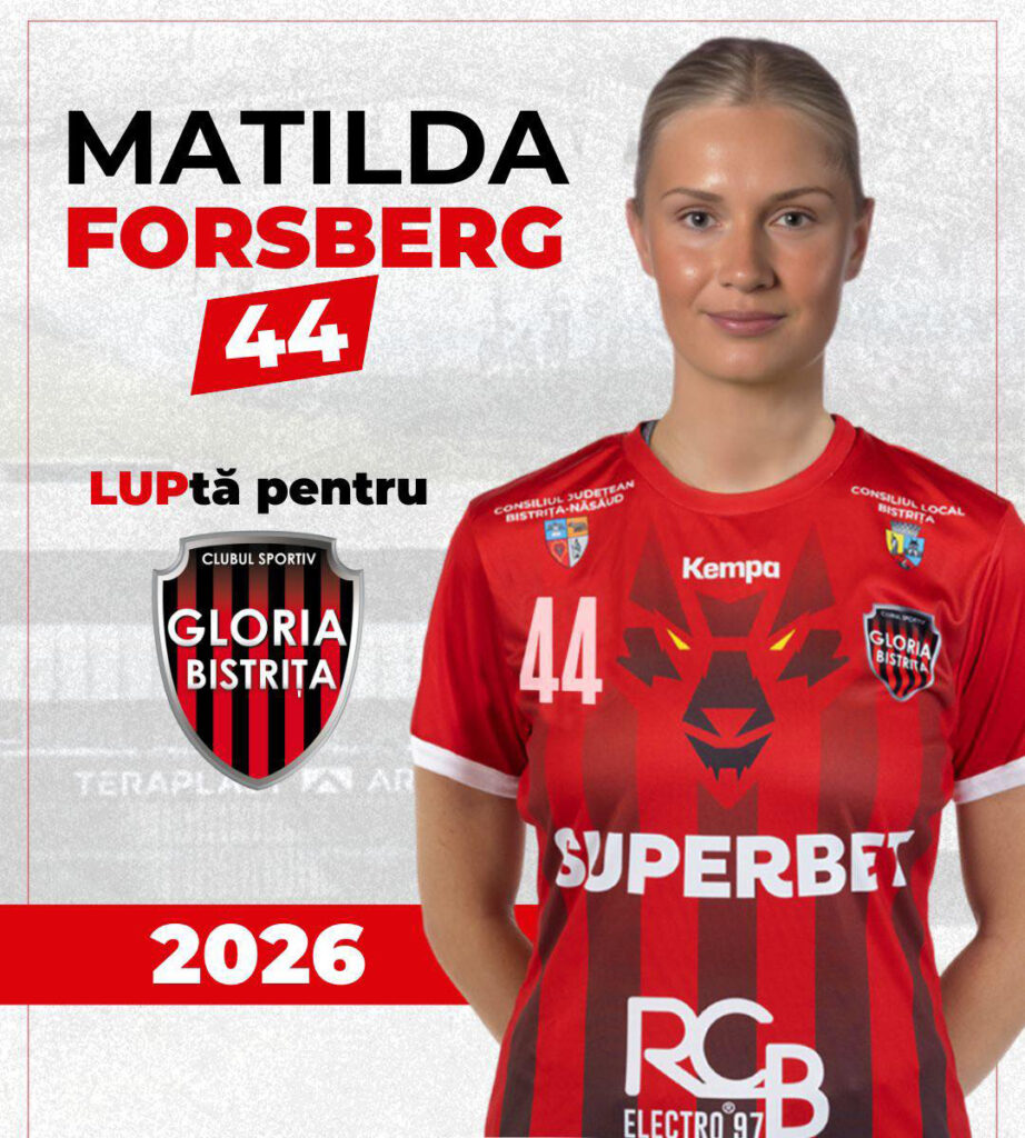 Goria Bistrița transferă o extremă suedeză, de la Savehof, pentru restul sezonului