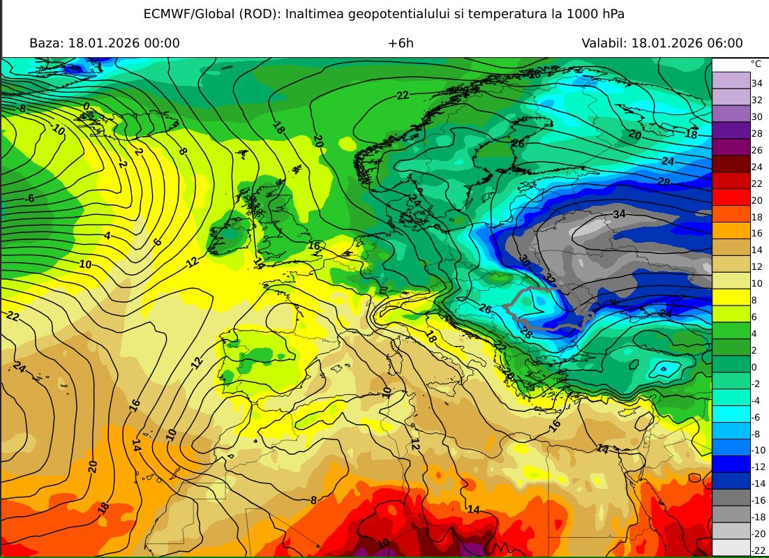 Aer polar versus aer mediteranean. Ciocnirea maselor de aer în România, în weekendul următor