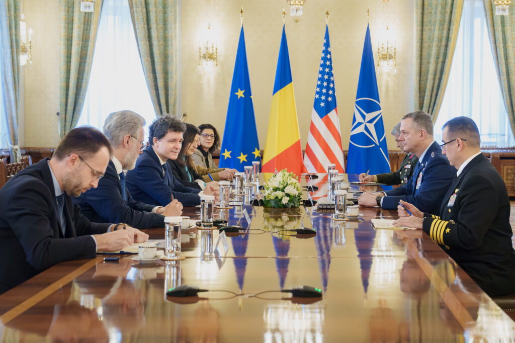 Nicușor Dan, întâlnire cu comandantul Comandantul Suprem al Forțelor Aliate din Europa