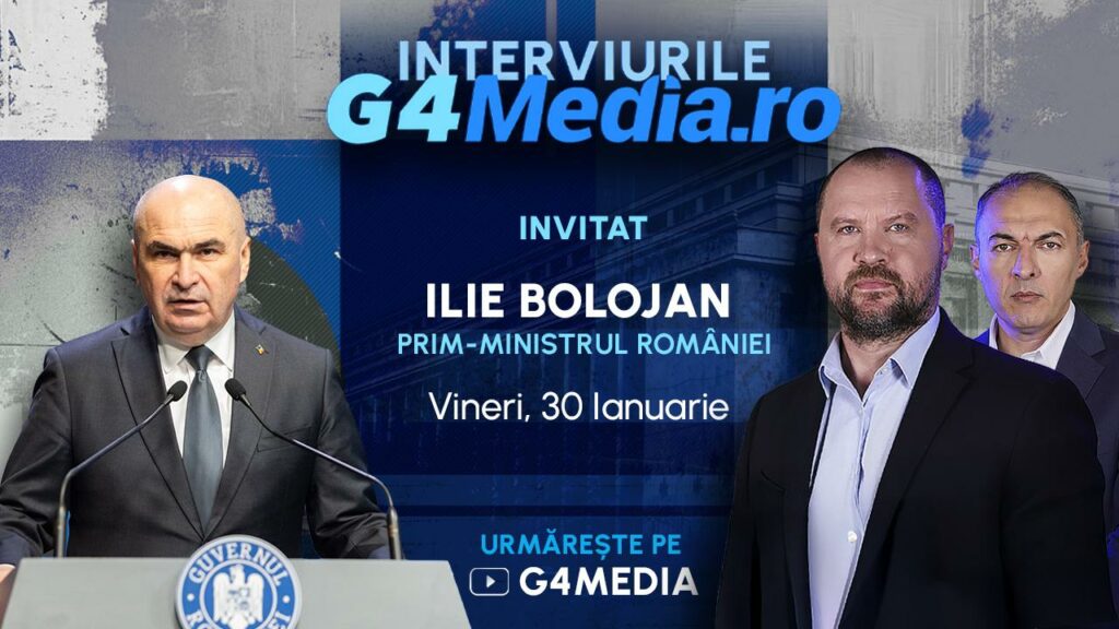 Interviu exclusiv cu premierul Ilie Bolojan, la G4Media.ro